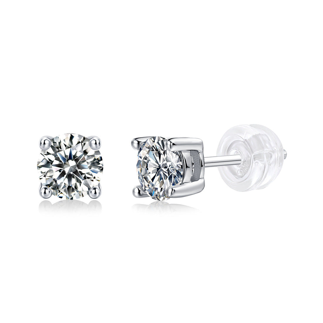 Moissanite CZ Stud