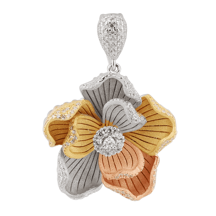 an detailed image showing the flower charm from ulmaz collection