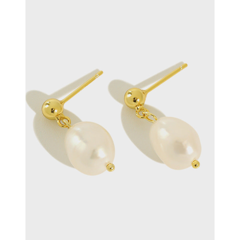 Natural Pearls Drop Earrings