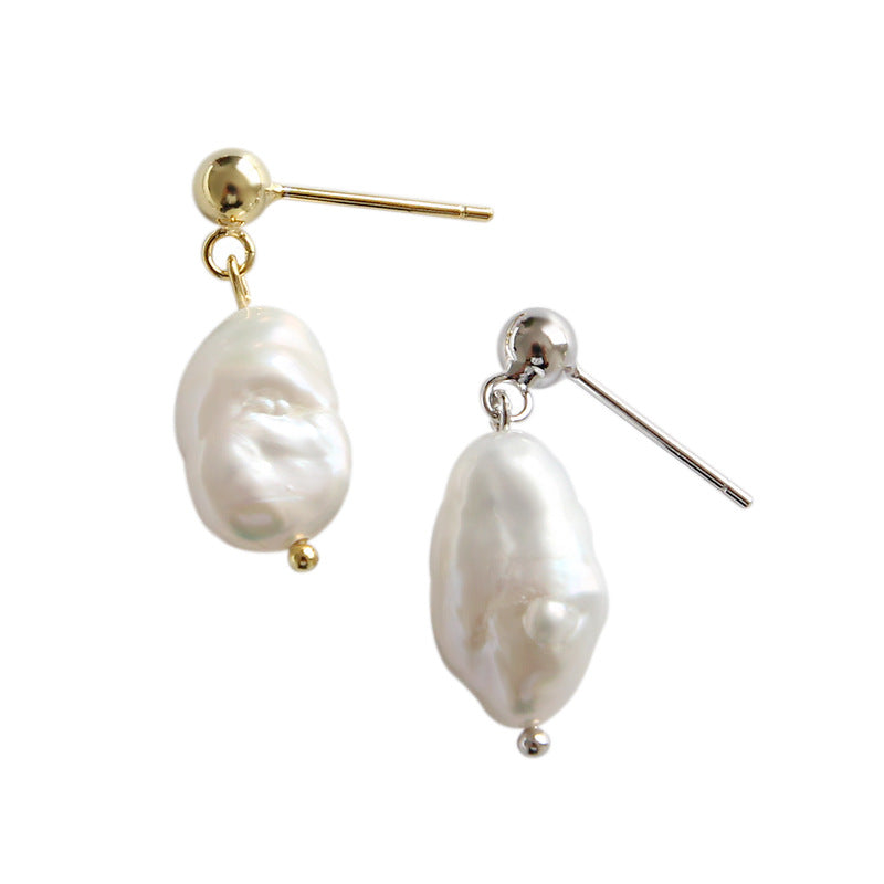 Natural Pearls Drop Earrings