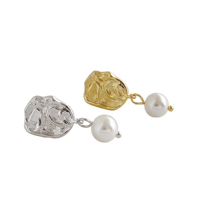 Pearl Irregular Stud Earrings