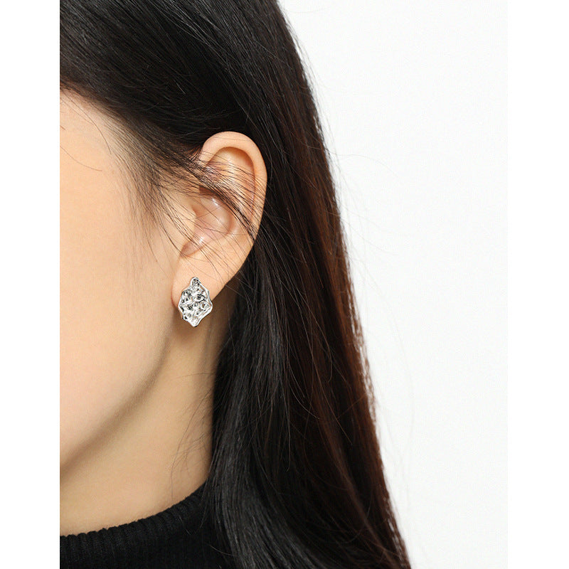 Stone Stud Earrings