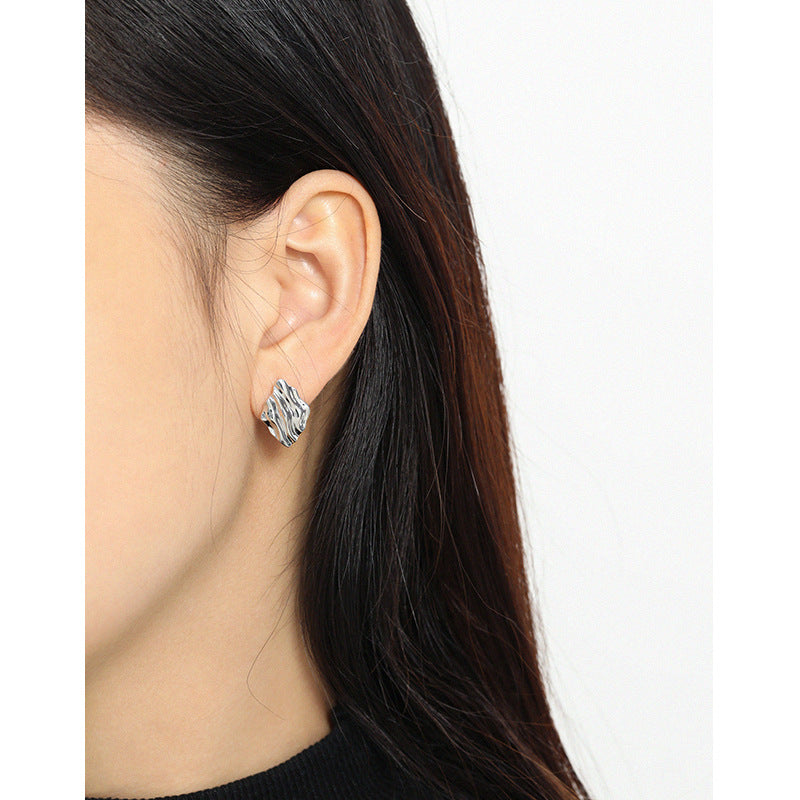 Stone Stud Earrings