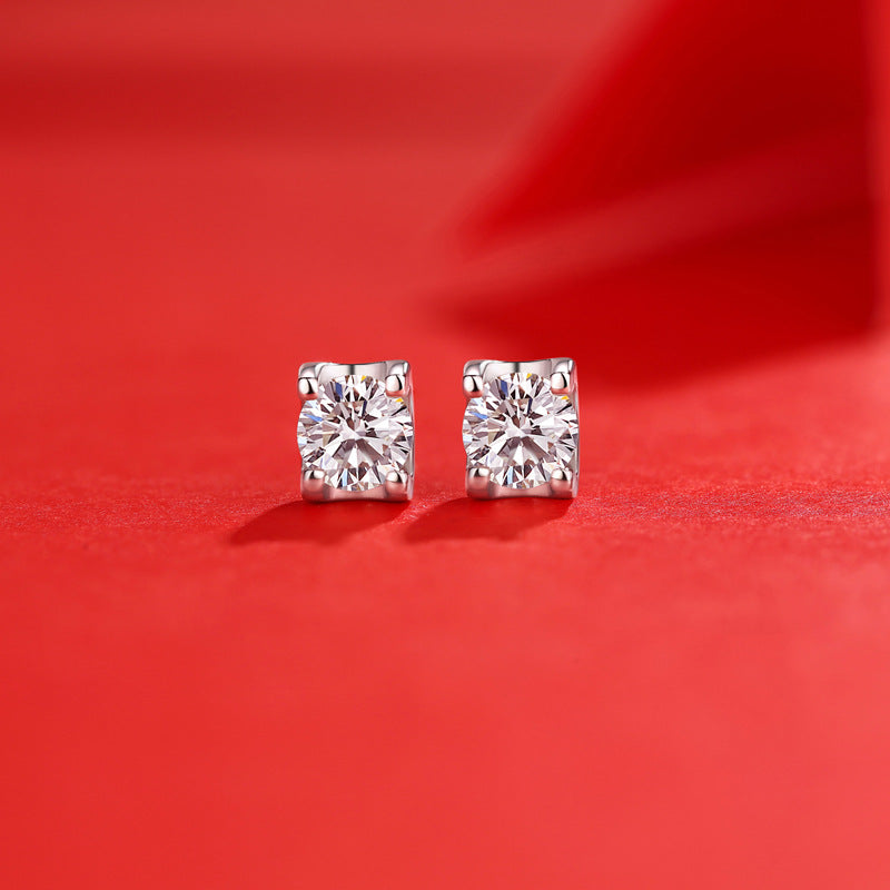 Moissanite Stud