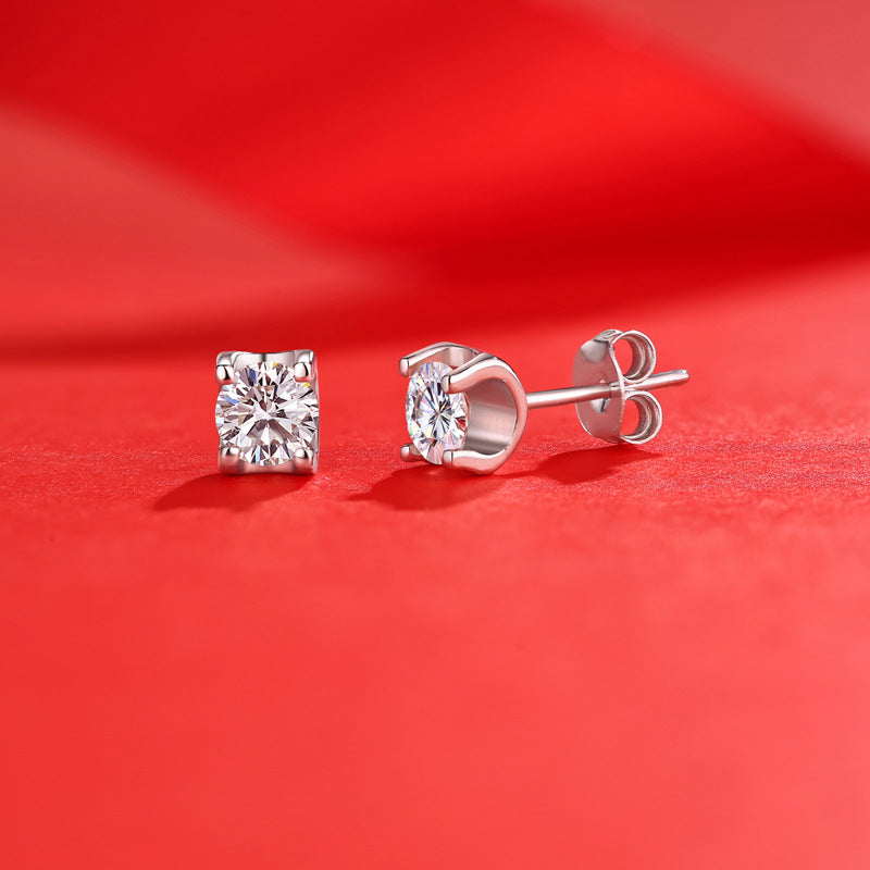 Moissanite Stud