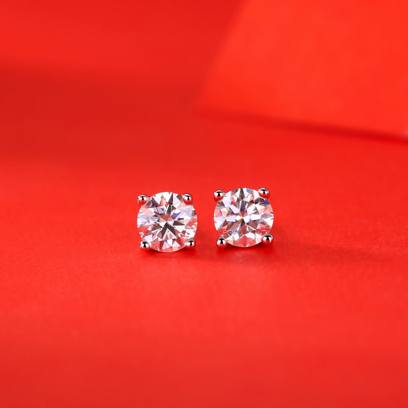 Moissanite CZ Stud