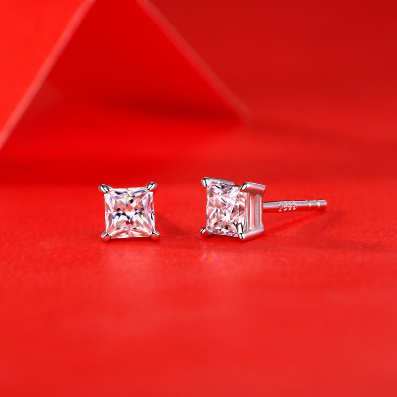 Moissanite CZ Stud