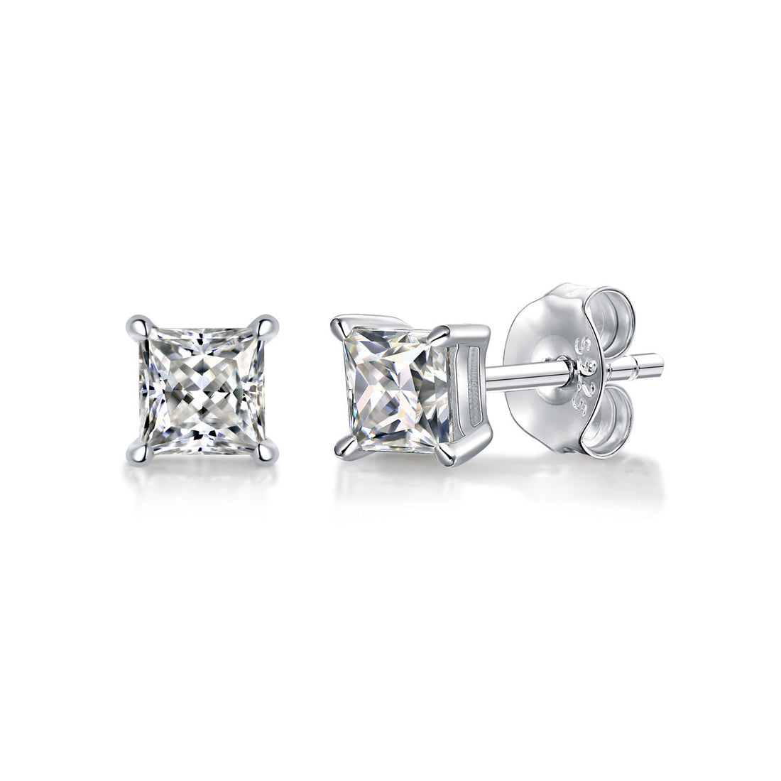 Moissanite CZ Stud