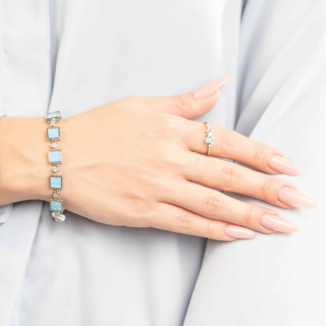 Aqua Gleam Luminance Bracelet